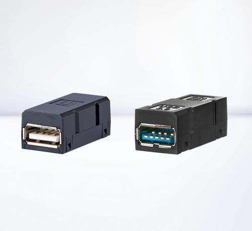Plugs and jacks for network cabling | USB